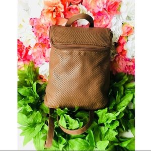 Tignanello Cognac Leather Backpack